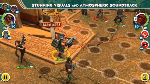 Gameplay screenshots of the AntiSquad for iPad, iPhone or iPod.