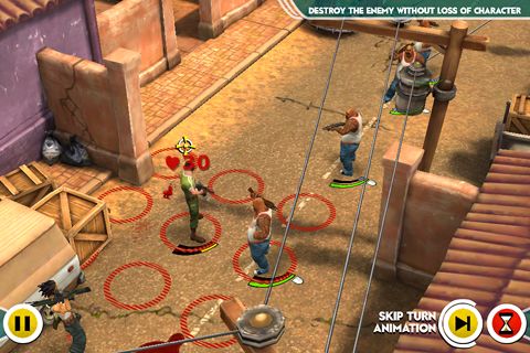 Gameplay screenshots of the Antisquad: Tactics premium for iPad, iPhone or iPod.