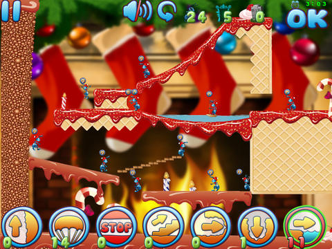 Gameplay screenshots of the Ants 2: Xmas for iPad, iPhone or iPod.