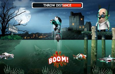 Gameplay screenshots of the Apocalypse Zombie Fish for iPad, iPhone or iPod.