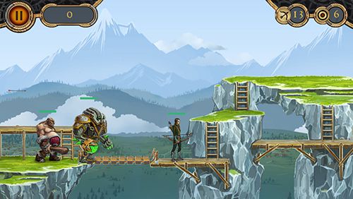 Gameplay screenshots of the Archer's revenge for iPad, iPhone or iPod.