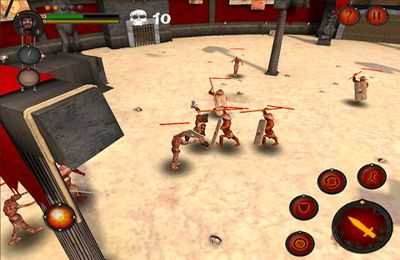 Gameplay screenshots of the Arena of the Undead for iPad, iPhone or iPod.