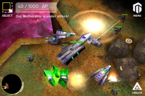 Gameplay screenshots of the Armada: Galactic war for iPad, iPhone or iPod.