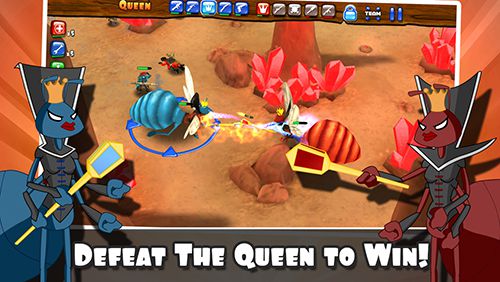 Gameplay screenshots of the Army antz for iPad, iPhone or iPod.