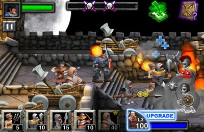 Gameplay screenshots of the Army of Darkness Defense for iPad, iPhone or iPod.