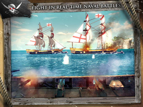 Gameplay screenshots of the Assassin's Creed Pirates for iPad, iPhone or iPod.