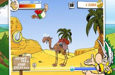Gameplay screenshots of the Asterix: MegaSlap for iPad, iPhone or iPod.