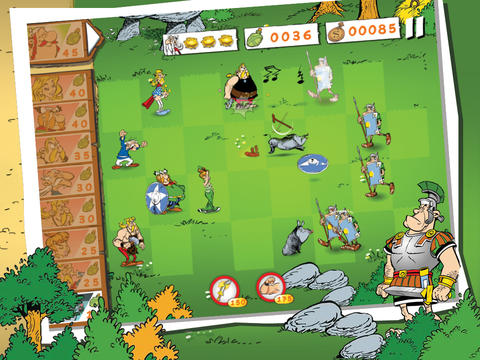 Gameplay screenshots of the Asterix: Total Retaliation for iPad, iPhone or iPod.