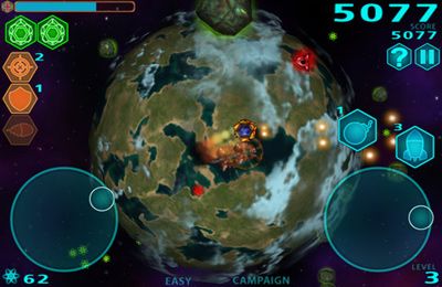Gameplay screenshots of the Astro Bang for iPad, iPhone or iPod.