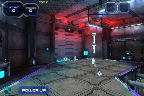 Gameplay screenshots of the Astro golf for iPad, iPhone or iPod.