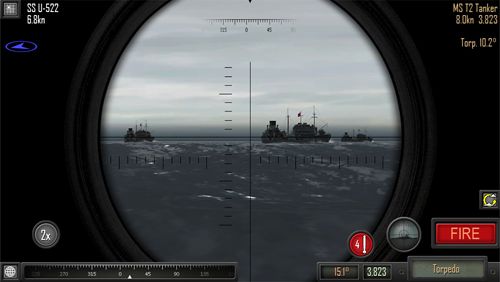 Gameplay screenshots of the Atlantic fleet for iPad, iPhone or iPod.