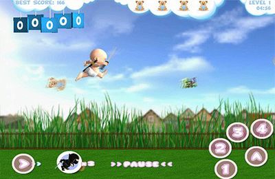 Gameplay screenshots of the Baby Ninja for iPad, iPhone or iPod.