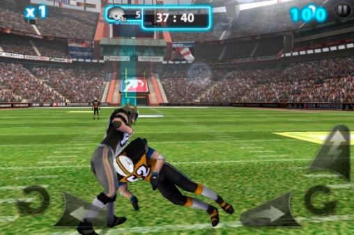 Gameplay screenshots of the Backbreaker 2: Vengeance for iPad, iPhone or iPod.