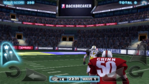 Gameplay screenshots of the Backbreaker Football for iPad, iPhone or iPod.