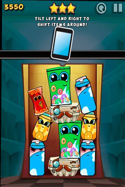 Gameplay screenshots of the Bag it! for iPad, iPhone or iPod.