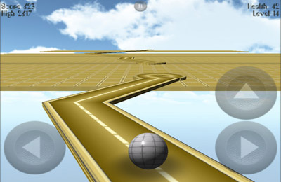 Gameplay screenshots of the Ball Bearing Racer for iPad, iPhone or iPod.