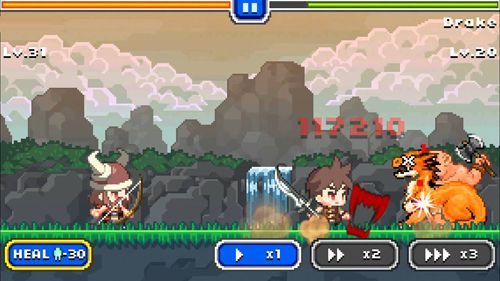 Gameplay screenshots of the Barcode knight for iPad, iPhone or iPod.