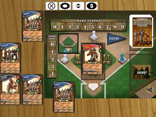 Gameplay screenshots of the Baseball: Highlights 2045 for iPad, iPhone or iPod.