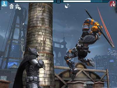Gameplay screenshots of the Batman: Arkham Origins for iPad, iPhone or iPod.