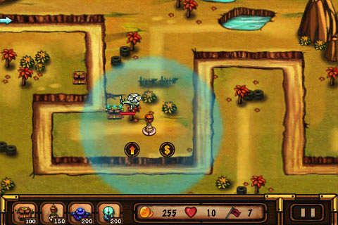 Gameplay screenshots of the Battle: Defender for iPad, iPhone or iPod.