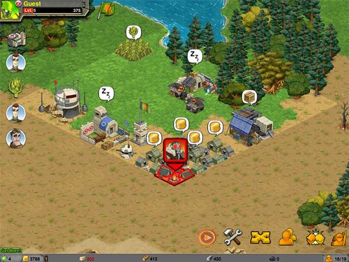 Gameplay screenshots of the Battle nations for iPad, iPhone or iPod.