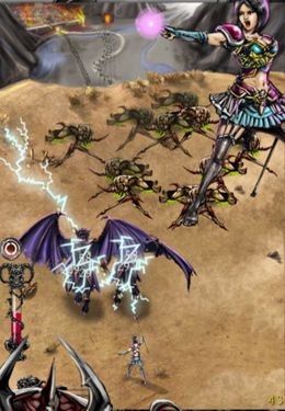 Gameplay screenshots of the Battlebow: Shoot the Demons for iPad, iPhone or iPod.