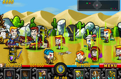Gameplay screenshots of the Battleground for iPad, iPhone or iPod.