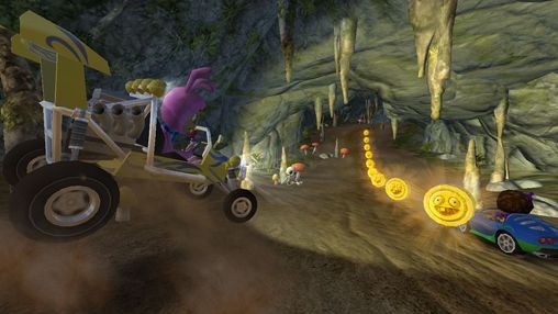 Gameplay screenshots of the Beach buggy blitz for iPad, iPhone or iPod.
