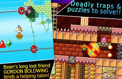 Gameplay screenshots of the Bean's Quest for iPad, iPhone or iPod.
