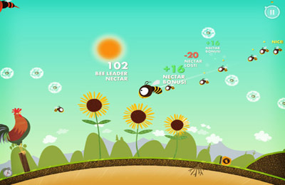 Gameplay screenshots of the Bee Leader for iPad, iPhone or iPod.