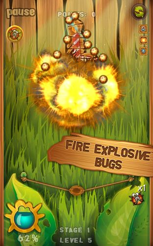 Gameplay screenshots of the Beetle breaker for iPad, iPhone or iPod.