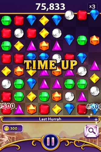 Gameplay screenshots of the Bejeweled: Blitz for iPad, iPhone or iPod.
