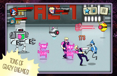 Gameplay screenshots of the Best Park In the Universe - Regular Show for iPad, iPhone or iPod.