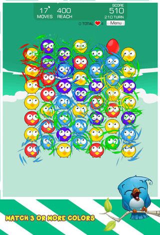 Gameplay screenshots of the Bird Links for iPad, iPhone or iPod.