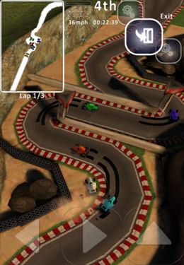Gameplay screenshots of the Black Mamba Racer for iPad, iPhone or iPod.