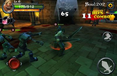 Gameplay screenshots of the Blade of Darkness for iPad, iPhone or iPod.