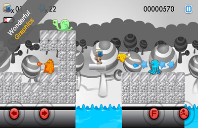 Gameplay screenshots of the Blastronaut for iPad, iPhone or iPod.