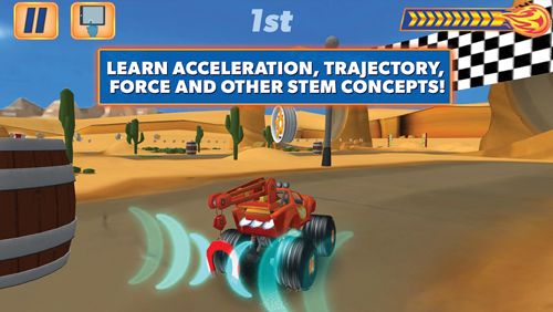 Gameplay screenshots of the Blaze and the monster machines for iPad, iPhone or iPod.