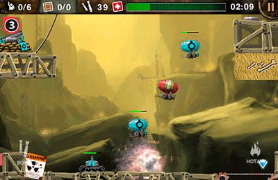 Gameplay screenshots of the Blimp – The Flying Adventures for iPad, iPhone or iPod.