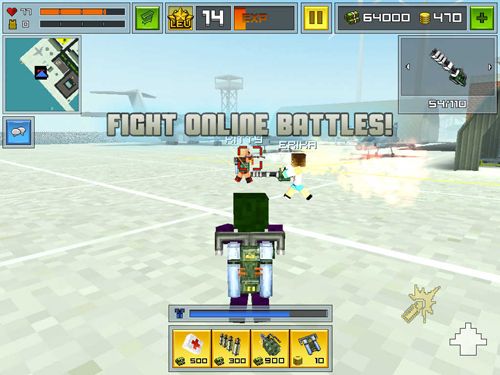 Gameplay screenshots of the Block city wars for iPad, iPhone or iPod.