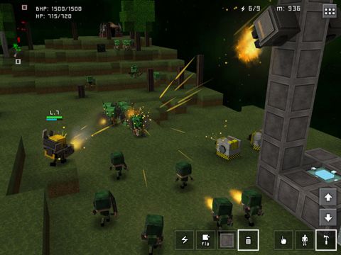 Gameplay screenshots of the Block fortress: War for iPad, iPhone or iPod.