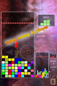 Gameplay screenshots of the Block vs. Block for iPad, iPhone or iPod.