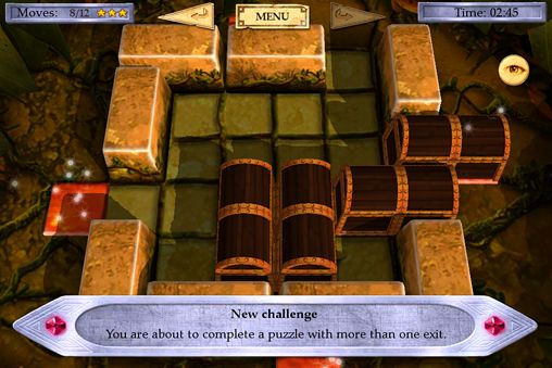 Gameplay screenshots of the Blockado jungle for iPad, iPhone or iPod.