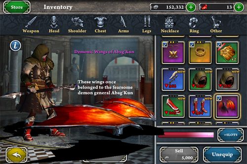 Gameplay screenshots of the Blood and glory: Immortals for iPad, iPhone or iPod.