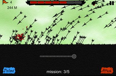 Gameplay screenshots of the Blood Run for iPad, iPhone or iPod.