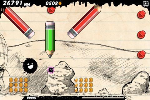 Gameplay screenshots of the Blot for iPad, iPhone or iPod.