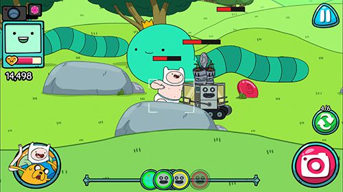 Gameplay screenshots of the BMO snaps for iPad, iPhone or iPod.