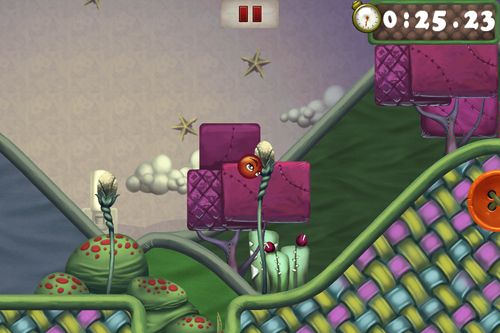 Gameplay screenshots of the Bounce on back for iPad, iPhone or iPod.