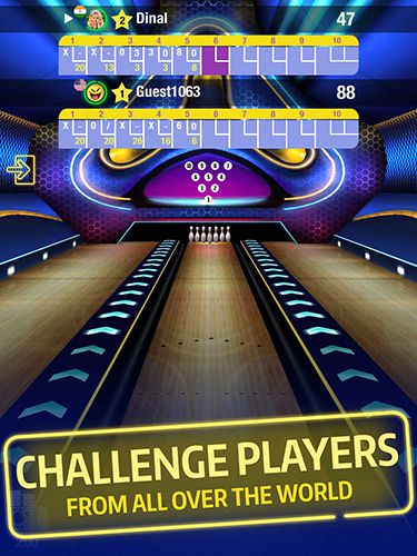 Gameplay screenshots of the Bowling central for iPad, iPhone or iPod.