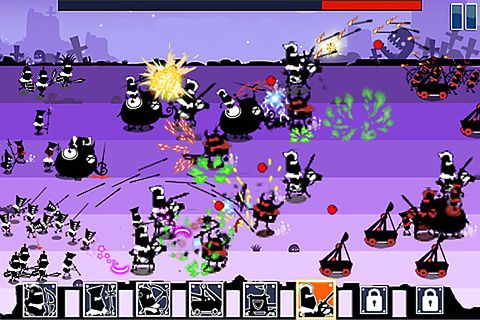 Gameplay screenshots of the Bowman war for iPad, iPhone or iPod.